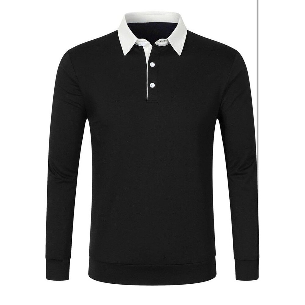 Polo Lightweight Golf Sweatshirt Men’s Black White Size XL